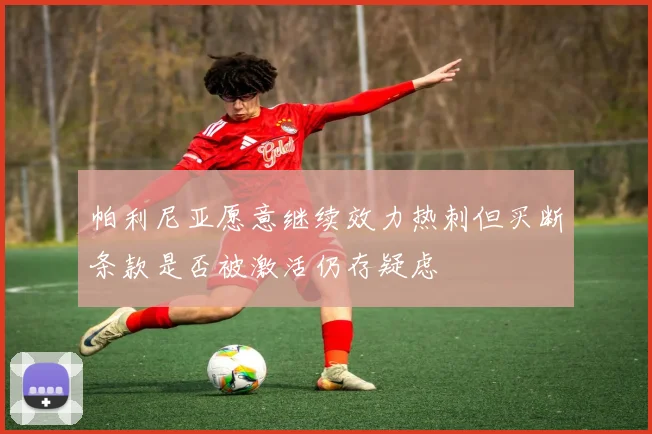 帕利尼亚愿意继续效力热刺但买断条款是否被激活仍存疑虑